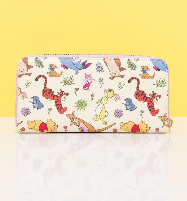 Foto 3 pulgar | Wallet Loungefly Disney Winnie The Pooh Eeyore Friends - Venta Internacional.