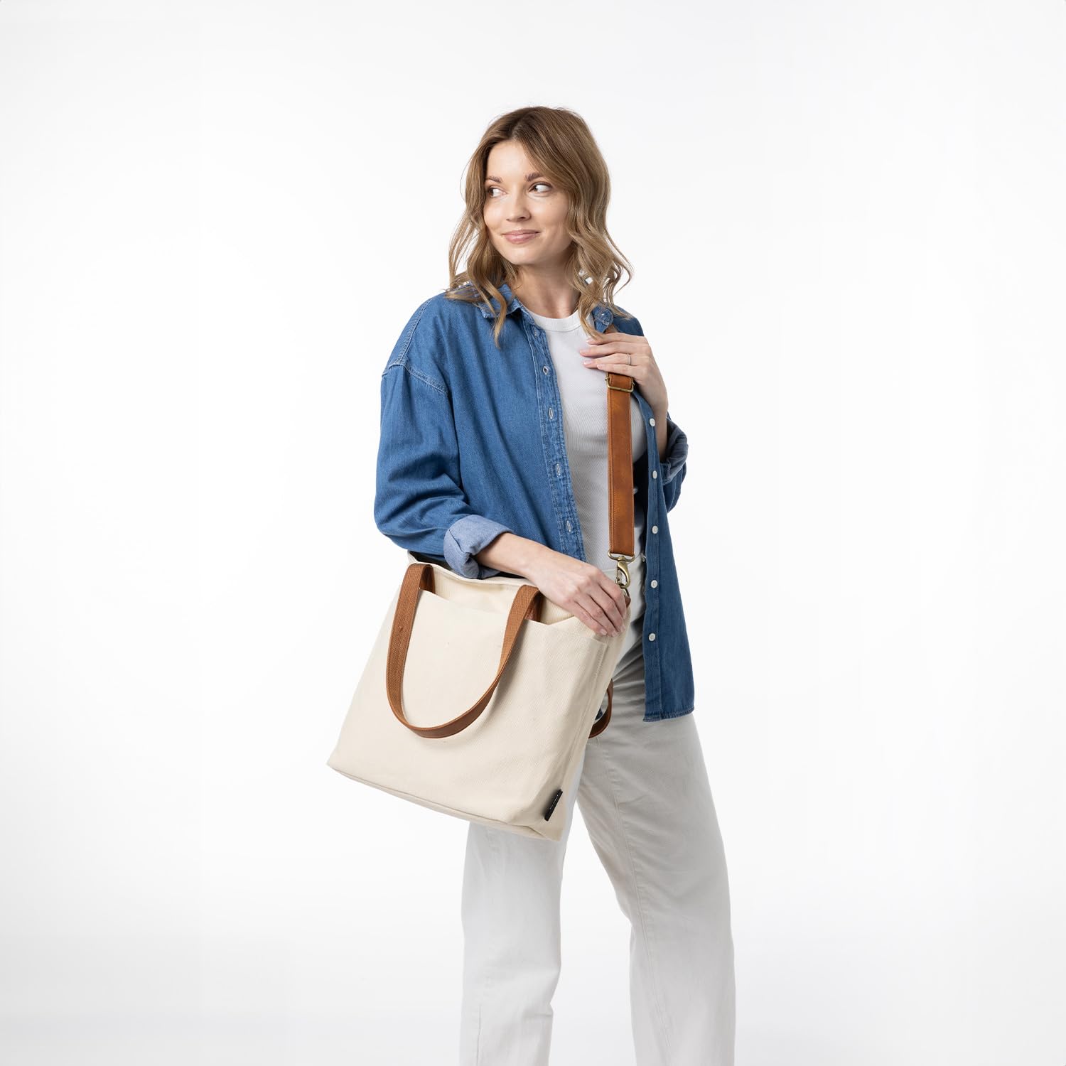 Foto 5 | Mochila Simple Modern Almond Birch, Tamaño Mediano - Venta Internacional.