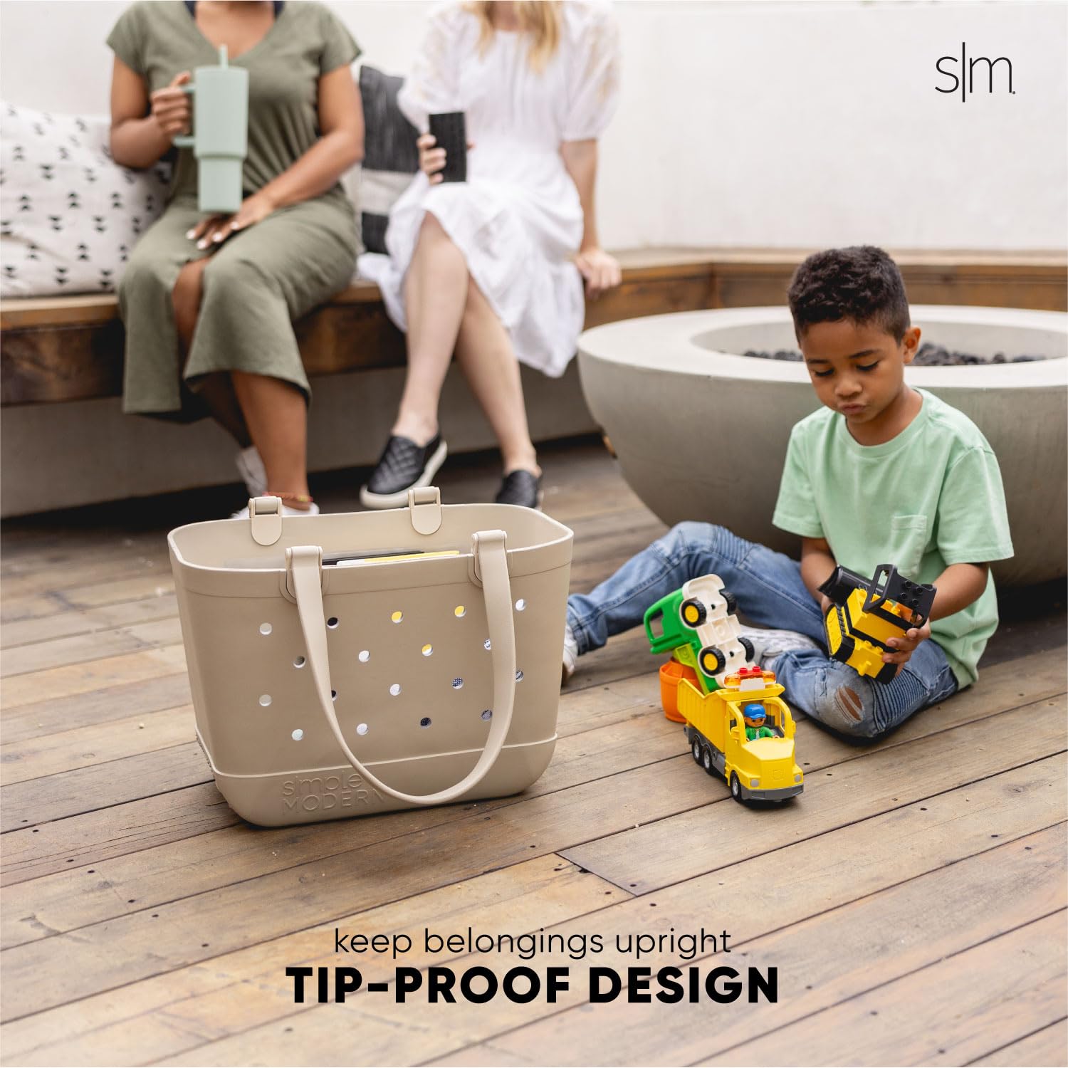 Foto 6 pulgar | Bolsa De Playa Simple Modern Getaway English Violet Impermeable - Venta Internacional.