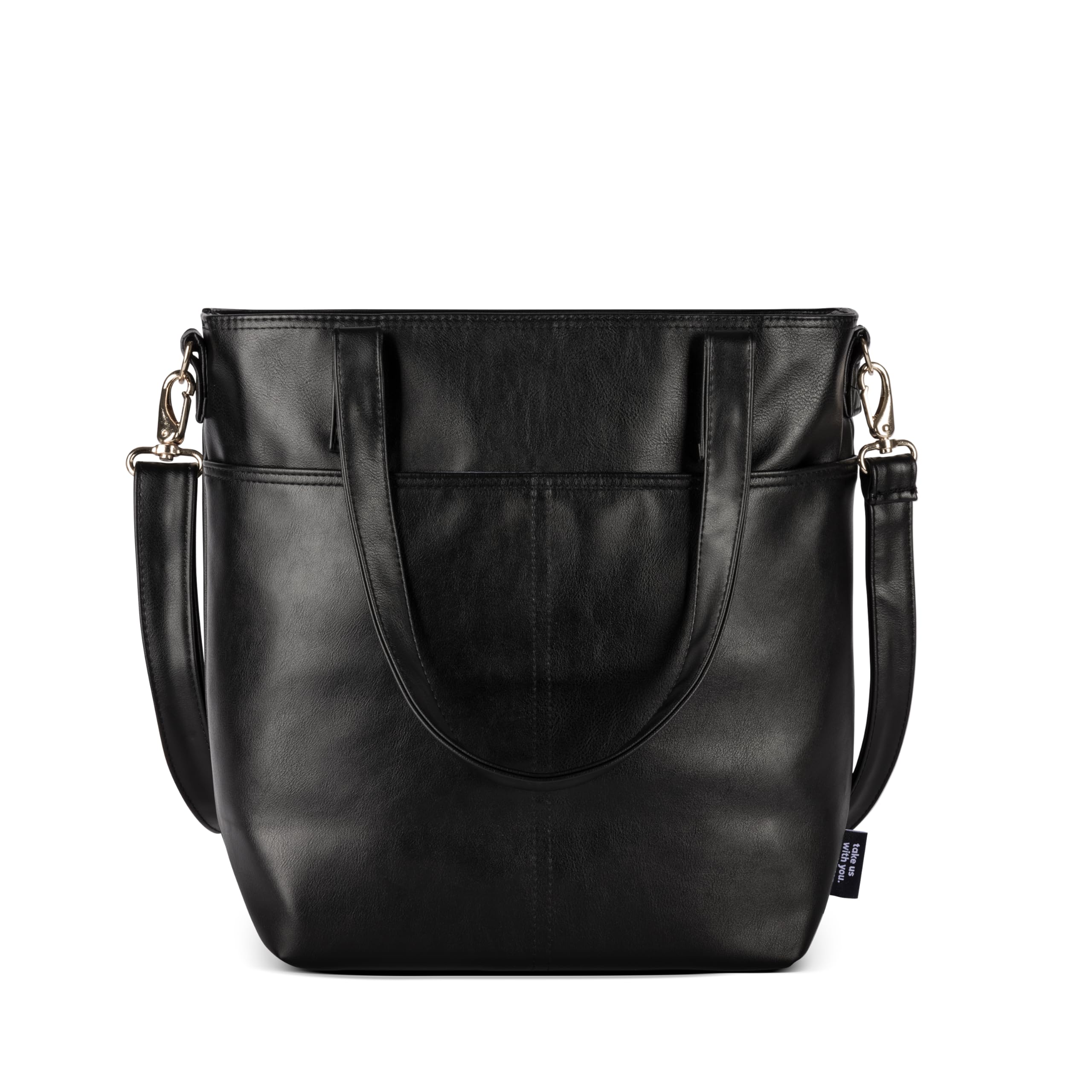Foto 3 pulgar | Bolso Simple, Moderno, Pequeño, De Piel Sintética Negra Para Botella De 40 Oz - Venta Internacional.