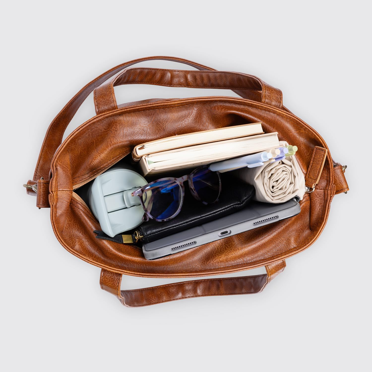 Foto 5 pulgar | Bolso Simple, Moderno, Pequeño, De Piel Sintética Negra Para Botella De 40 Oz - Venta Internacional.