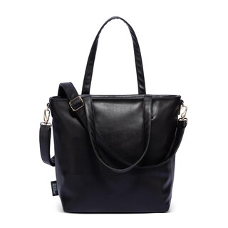 Foto 1 | Bolso Simple Modern Medium De Piel Sintética Negra - Venta Internacional.