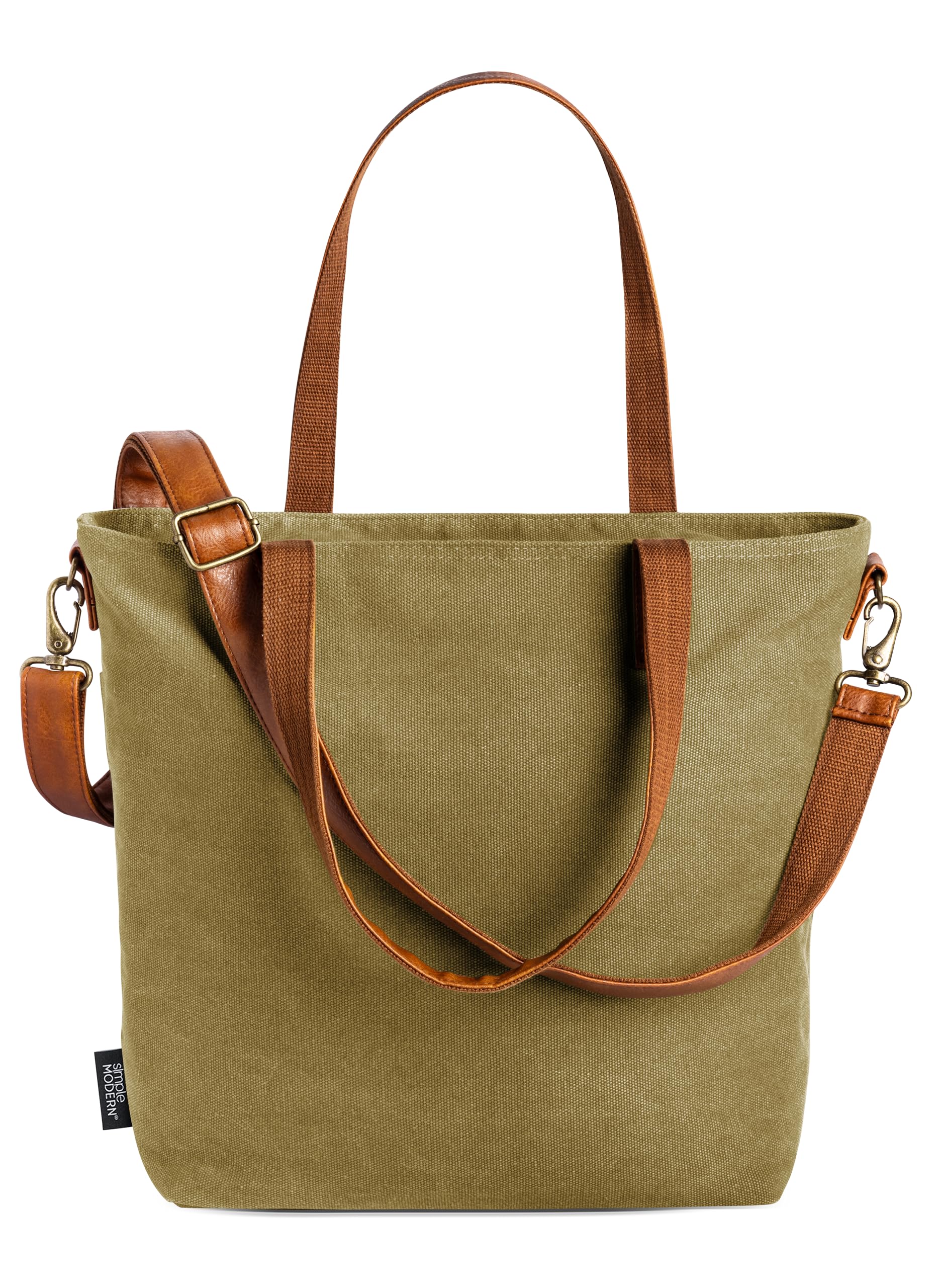 Foto 2 pulgar | Bolsa Sencilla, Moderna, Mediana, De Lona Verde Oliva Para Botellas De Agua - Venta Internacional.