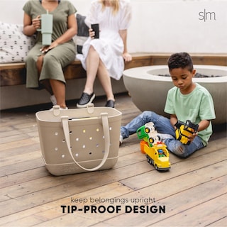 Foto 5 | Bolsa De Playa, Simple Y Moderna, De Goma, Impermeable, Zinnia - Venta Internacional.