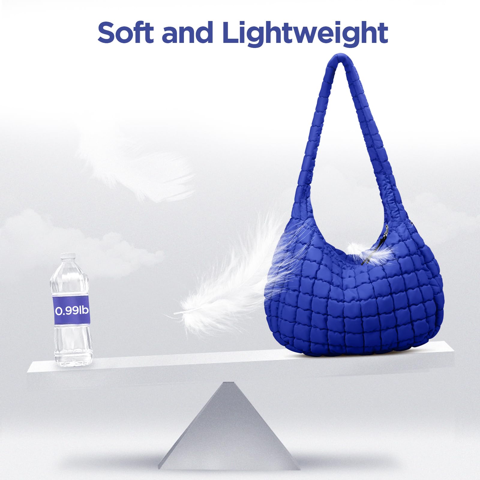 Foto 4 pulgar | Bolsa Acolchada Babysun Para Mujer, Grande, Acolchada, De Nailon - Venta Internacional.
