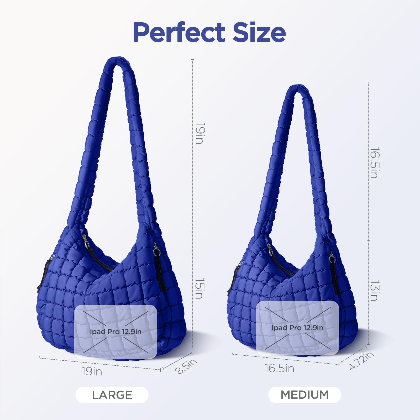 Foto 7 pulgar | Bolsa Acolchada Babysun Para Mujer, Grande, Acolchada, De Nailon - Venta Internacional.