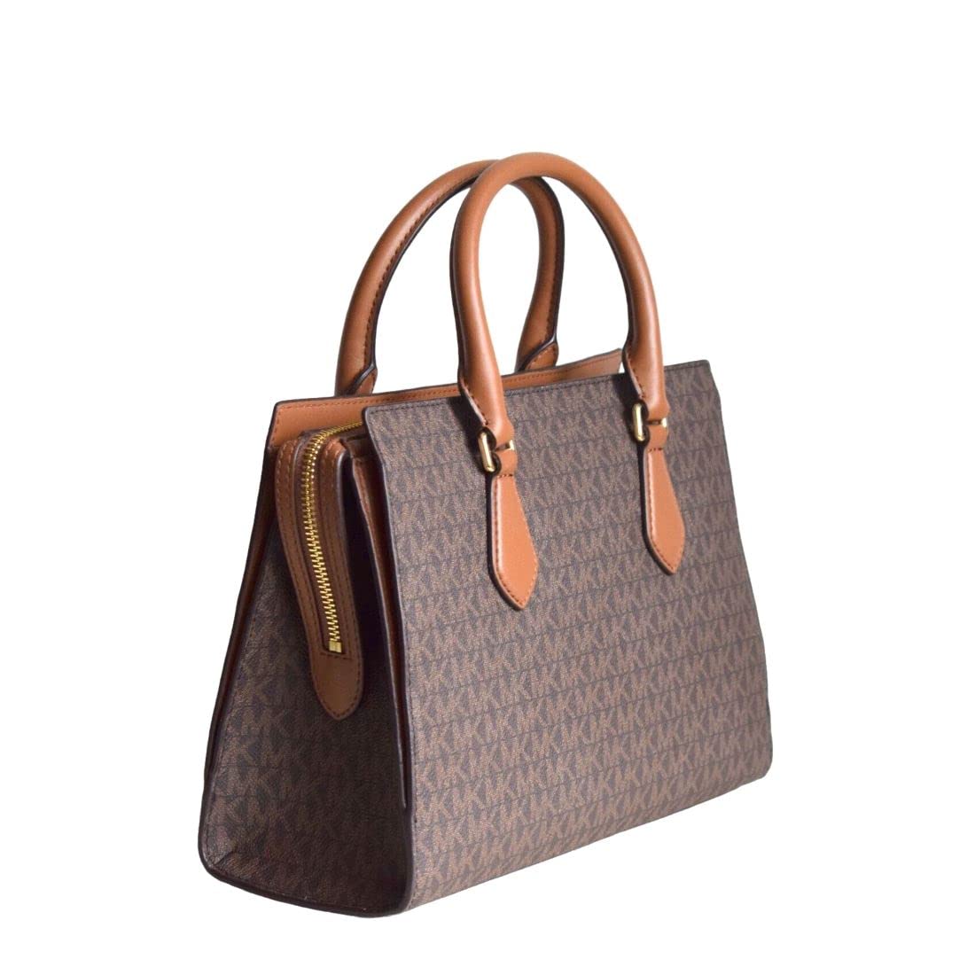 Foto 5 | Bolso De Mano Michael Kors Sheila Satchel Para Mujer, Color Marrón Mediano - Venta Internacional.