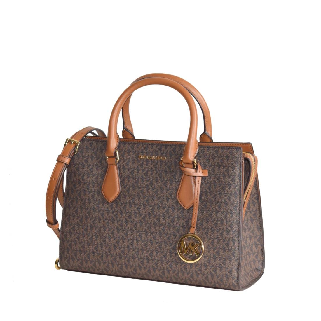 Foto 6 | Bolso De Mano Michael Kors Sheila Satchel Para Mujer, Color Marrón Mediano - Venta Internacional.