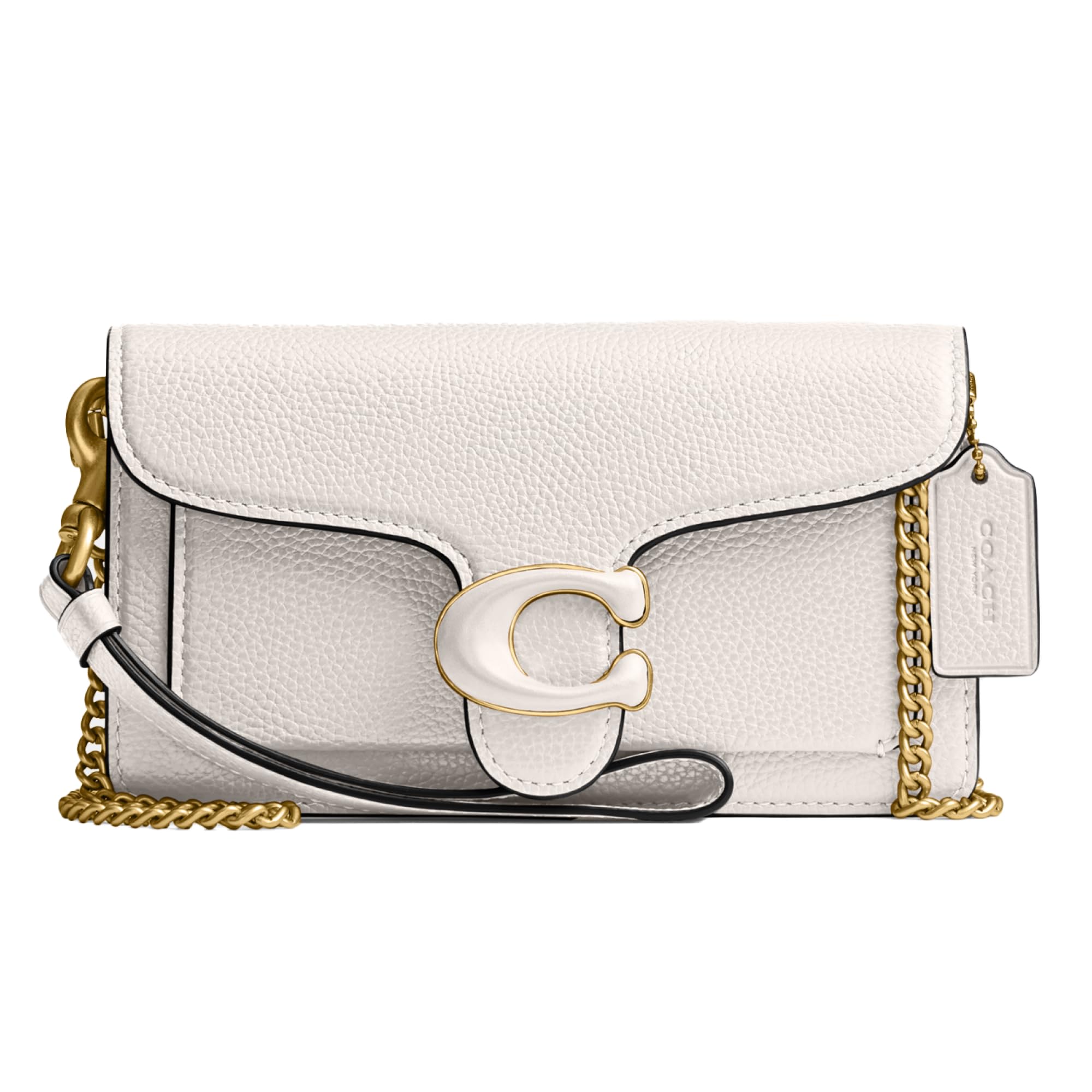 Foto 2 pulgar | Piel De Tiza Pulida Pebble Tabby De Wristlet Coach - Venta Internacional.