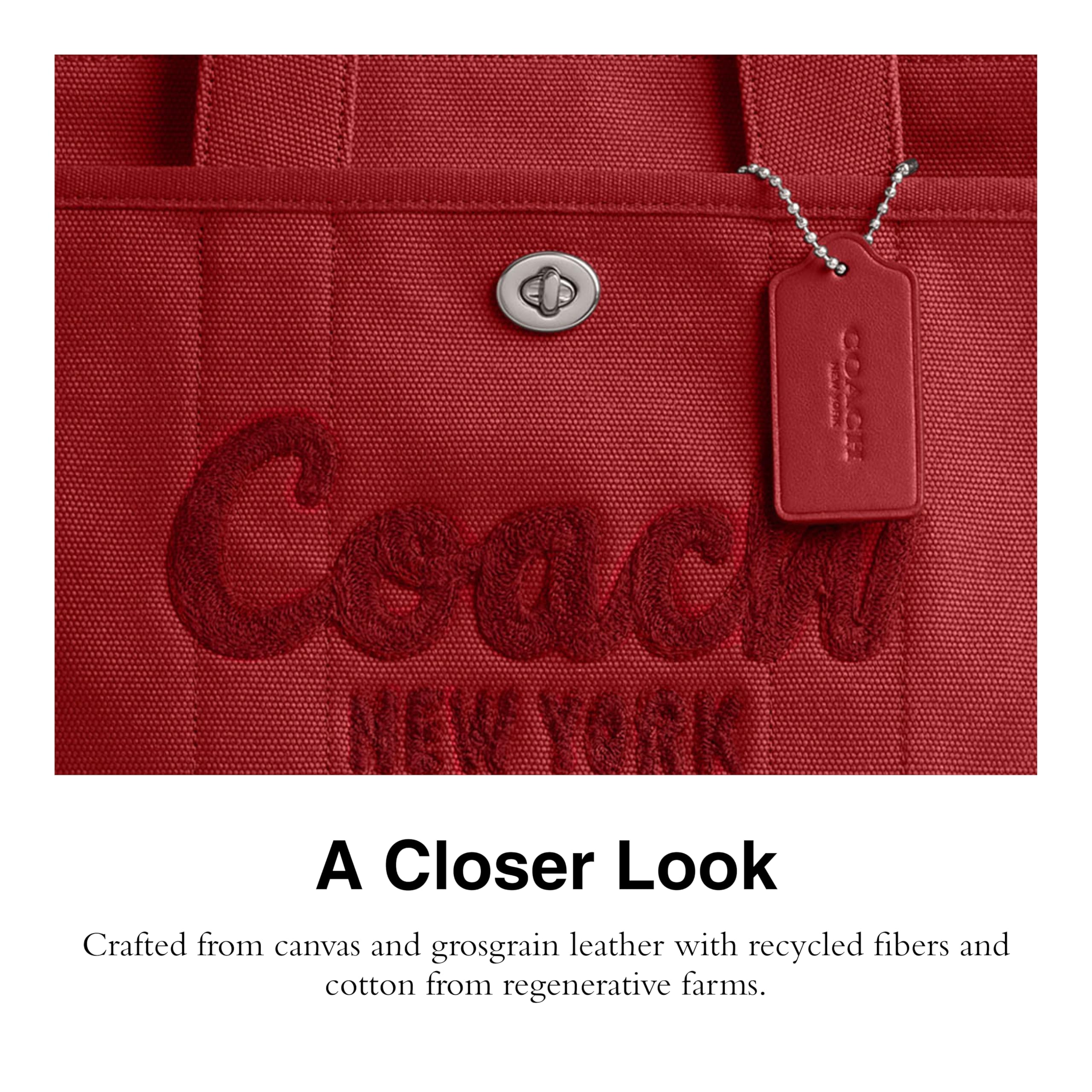 Foto 4 | Bolso Coach Cargo Lh/1941 Rojo - Venta Internacional.