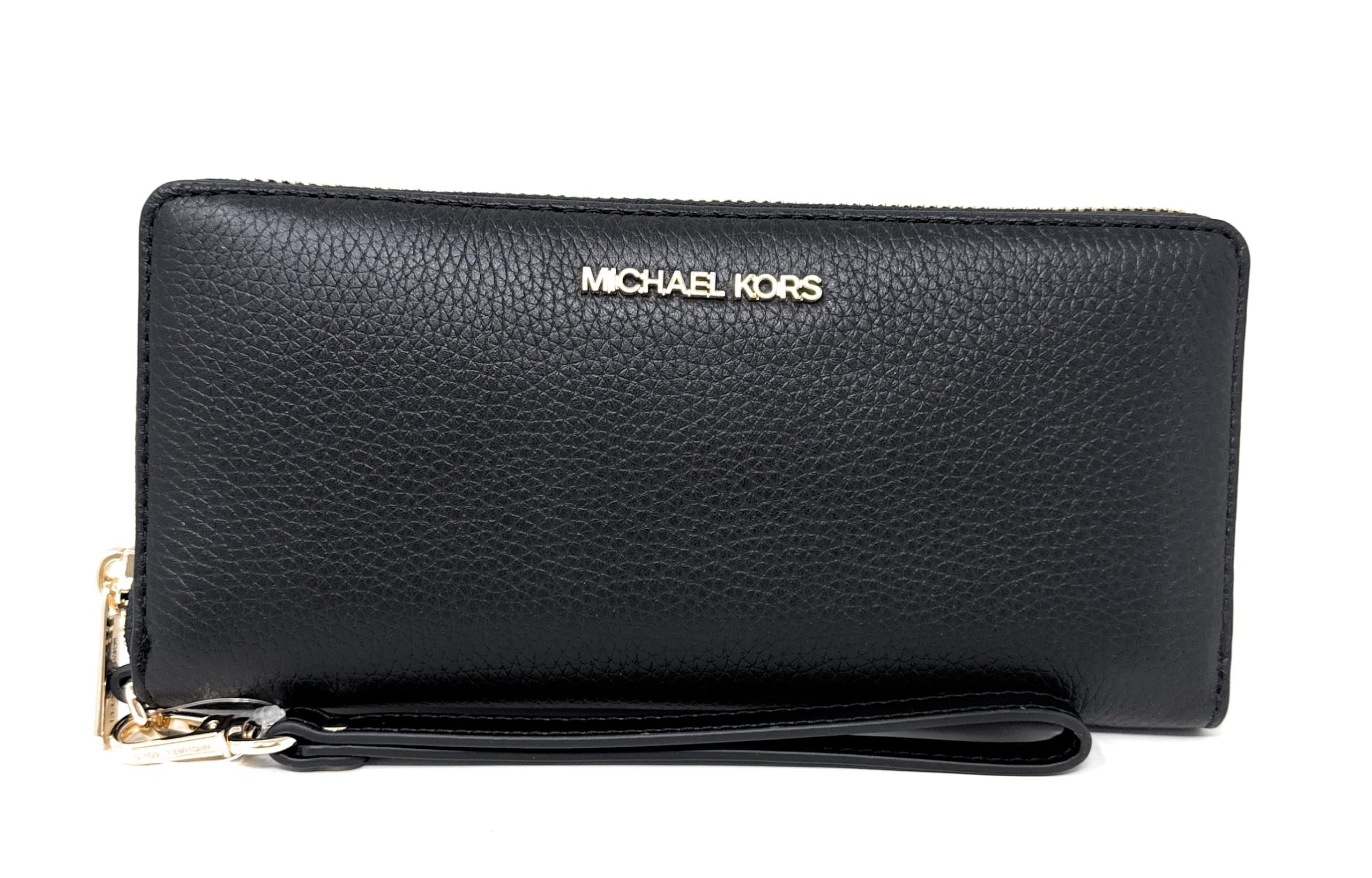 Foto 5 | Monedero Michael Kors Continental De Piel Negra Y Dorada - Venta Internacional.