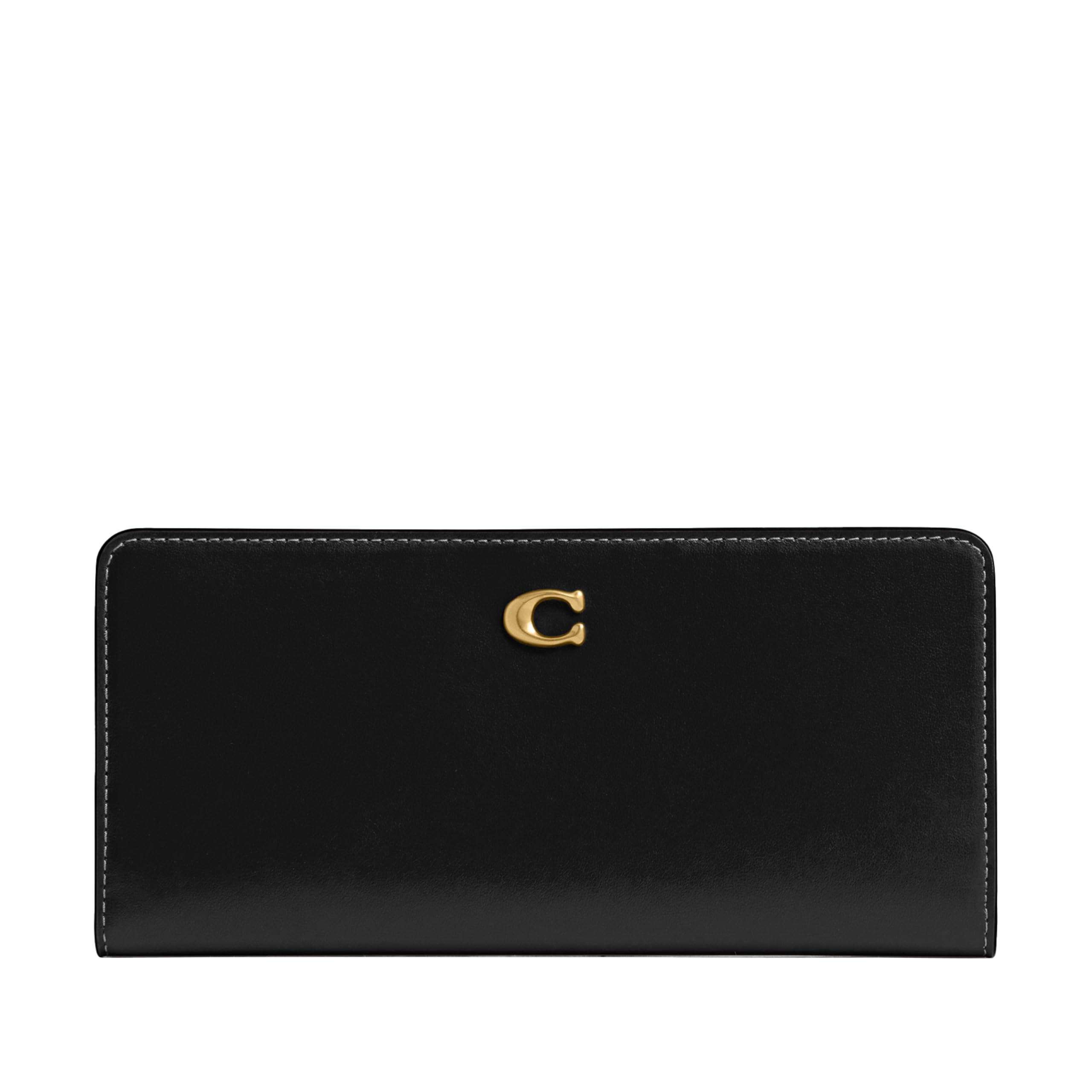 Foto 2 pulgar | Wallet Coach Essential Slim Bifold Para Mujer, Color Negro - Venta Internacional.