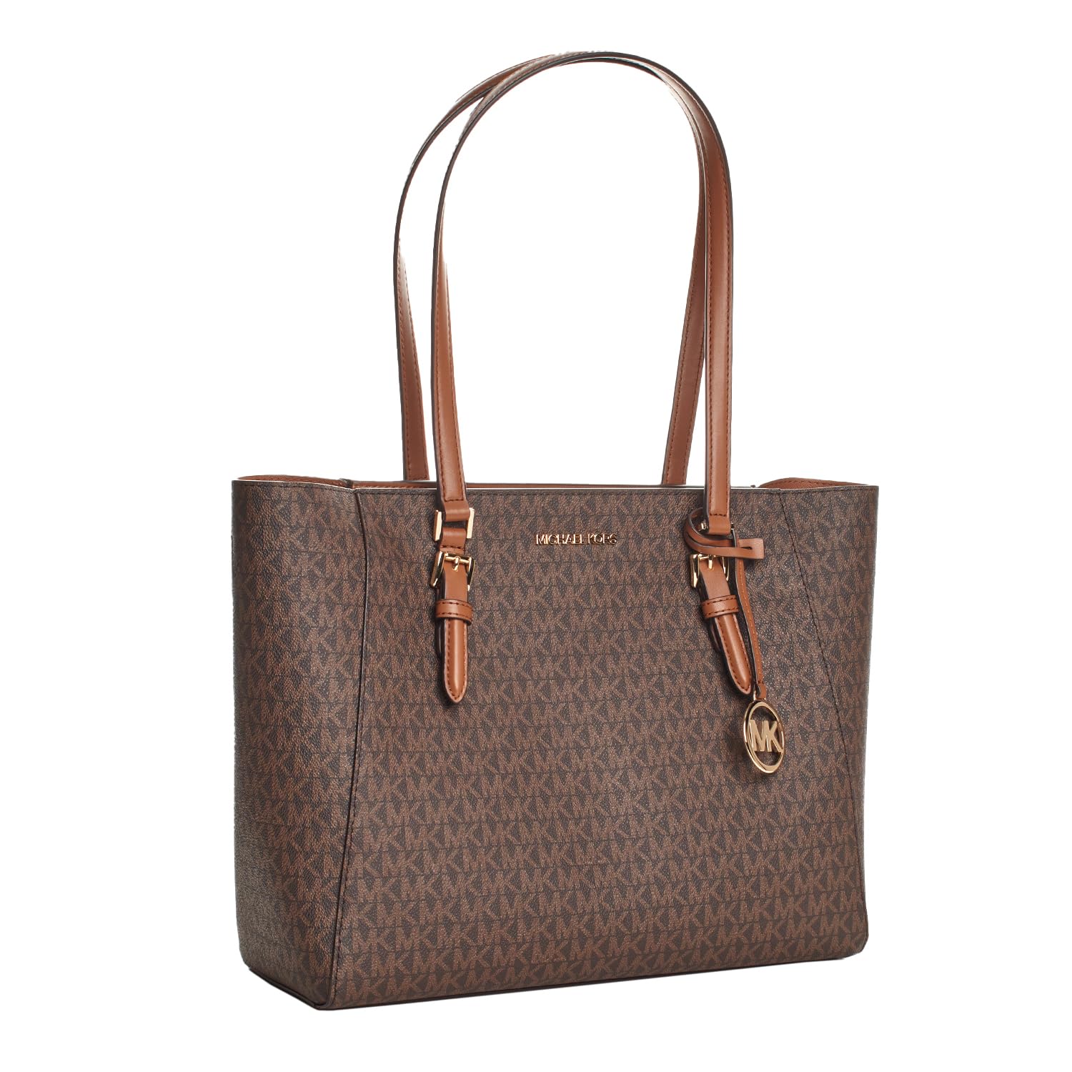 Foto 5 pulgar | Bolso Michael Kors Charlotte Large De Cuero Marrón - Venta Internacional.