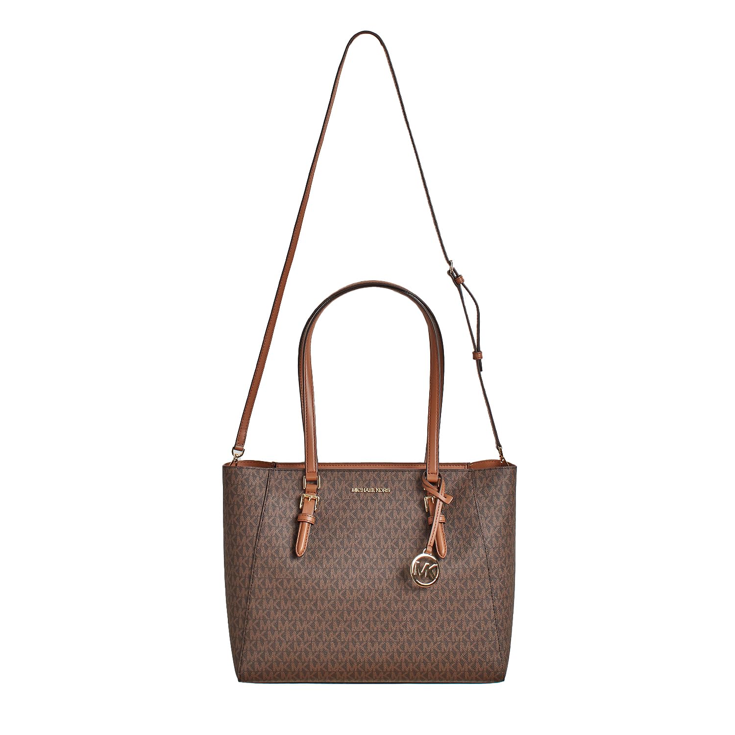 Foto 8 pulgar | Bolso Michael Kors Charlotte Large De Cuero Marrón - Venta Internacional.