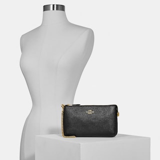 Foto 5 | Pulsera Coach De Piel Granulada Con Cadena - Venta Internacional.