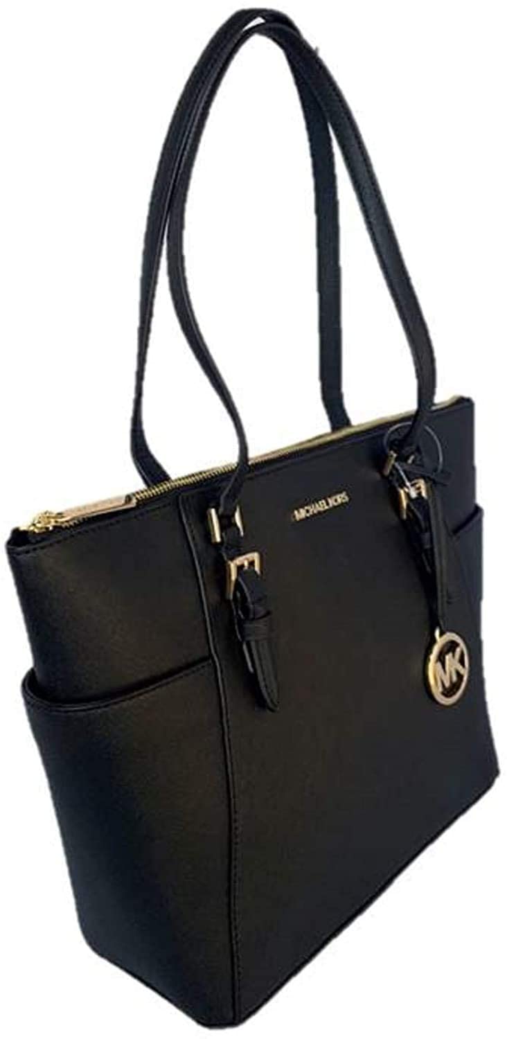 Foto 5 pulgar | Bolso Michael Kors Charlotte De Piel Saffiano Negro - Venta Internacional.