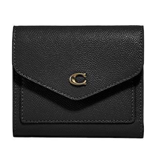 Foto 1 | Cartera Coach De Piel Granulada Cruzada Wyn Small Li/black - Venta Internacional.