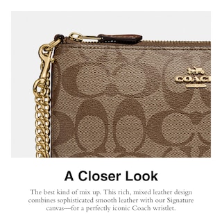 Foto 4 | Pulsera Coach Signature Grande Con Correa De Cadena - Venta Internacional.