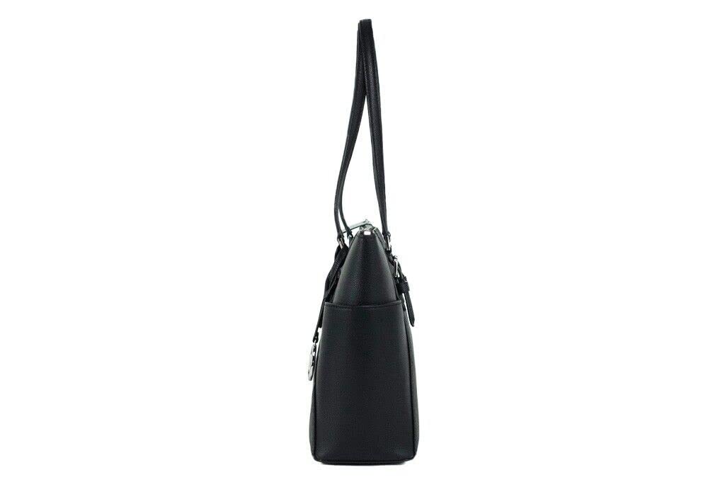 Foto 4 pulgar | Bolso Michael Kors Charlotte, Grande En La Parte Superior, Con Cremallera, Negro - Venta Internacional.