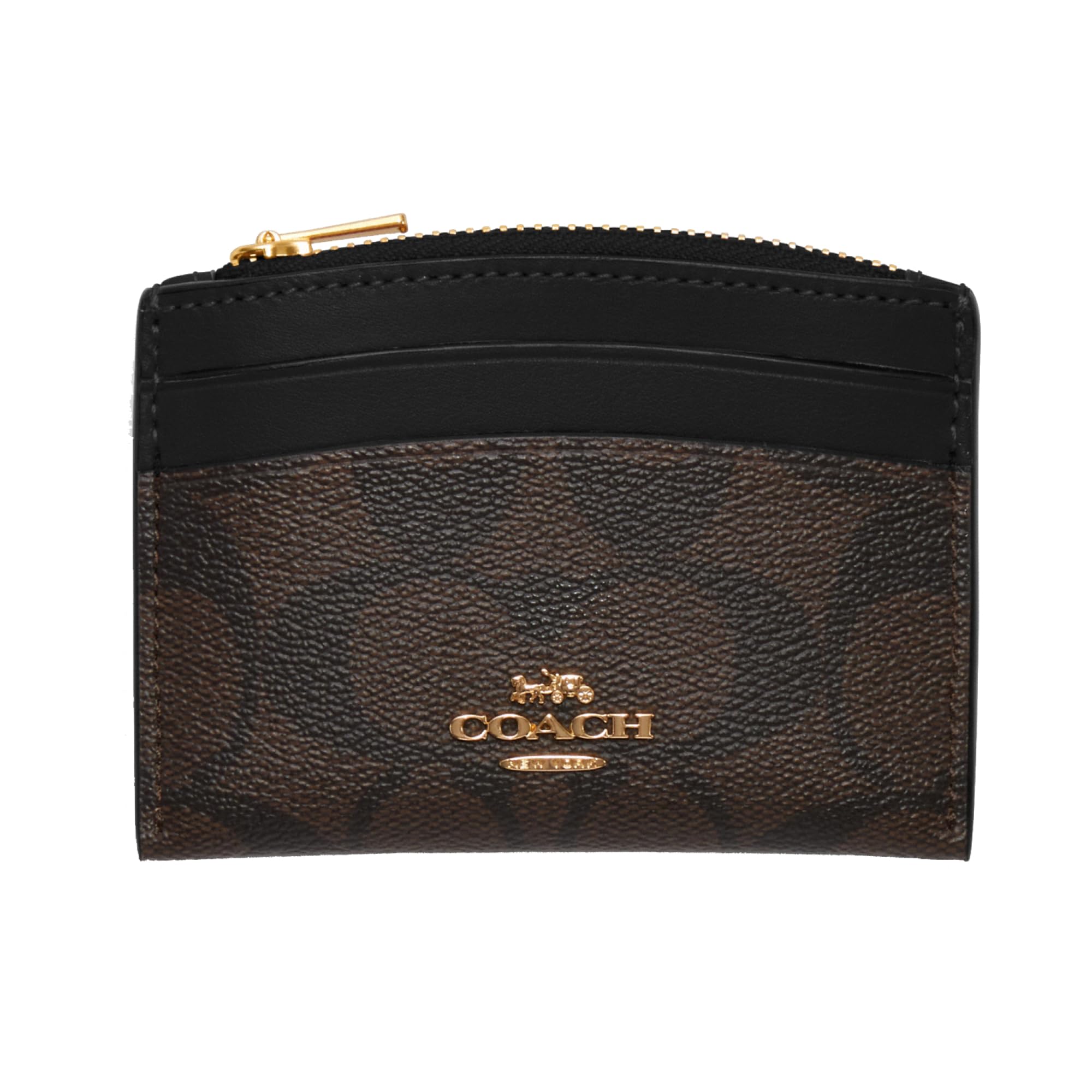 Tarjetero Coach Signature Shaped - Venta Internacional.