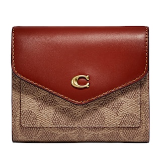 Foto 1 | Wallet Coach, Lona Revestida Con Bloques De Color Signature Wyn Small - Venta Internacional.