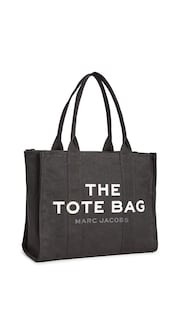 Foto 1 | Bolso Marc Jacobs The Large Para Mujer De Lona Negra - Venta Internacional.