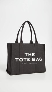 Foto 2 | Bolso Marc Jacobs The Large Para Mujer De Lona Negra - Venta Internacional.