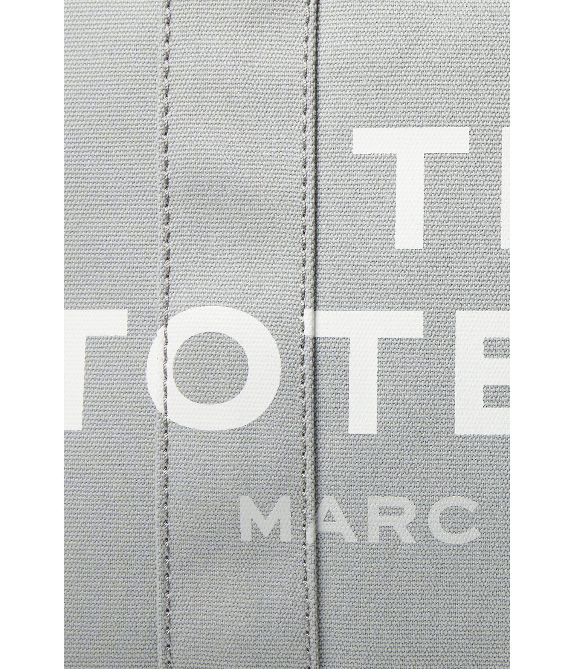 Foto 4 | Bolso Marc Jacobs The Large Wolf De Lona De Algodón Gris - Venta Internacional.
