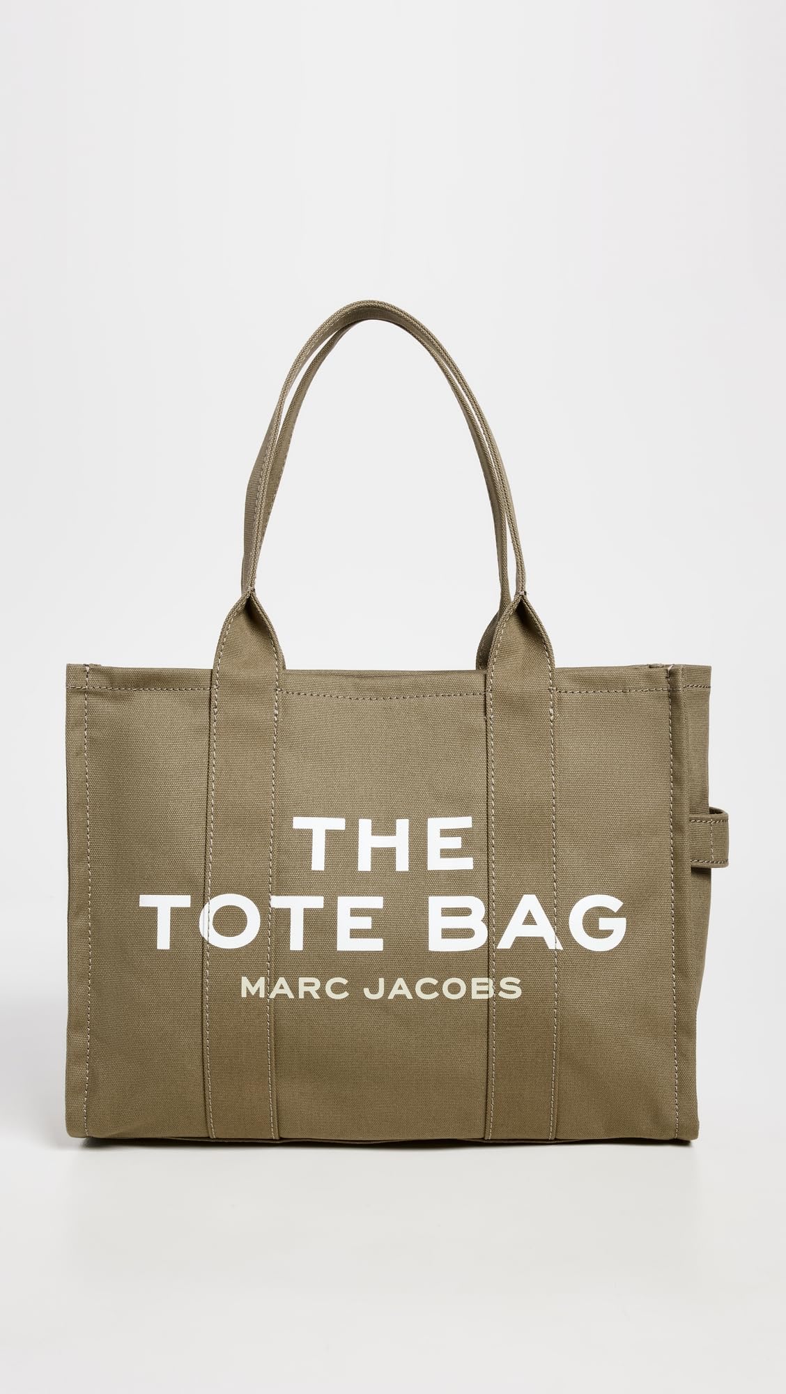 Foto 2 | Bolso Marc Jacobs The Large De Lona Verde Pizarra Para Mujer - Venta Internacional.