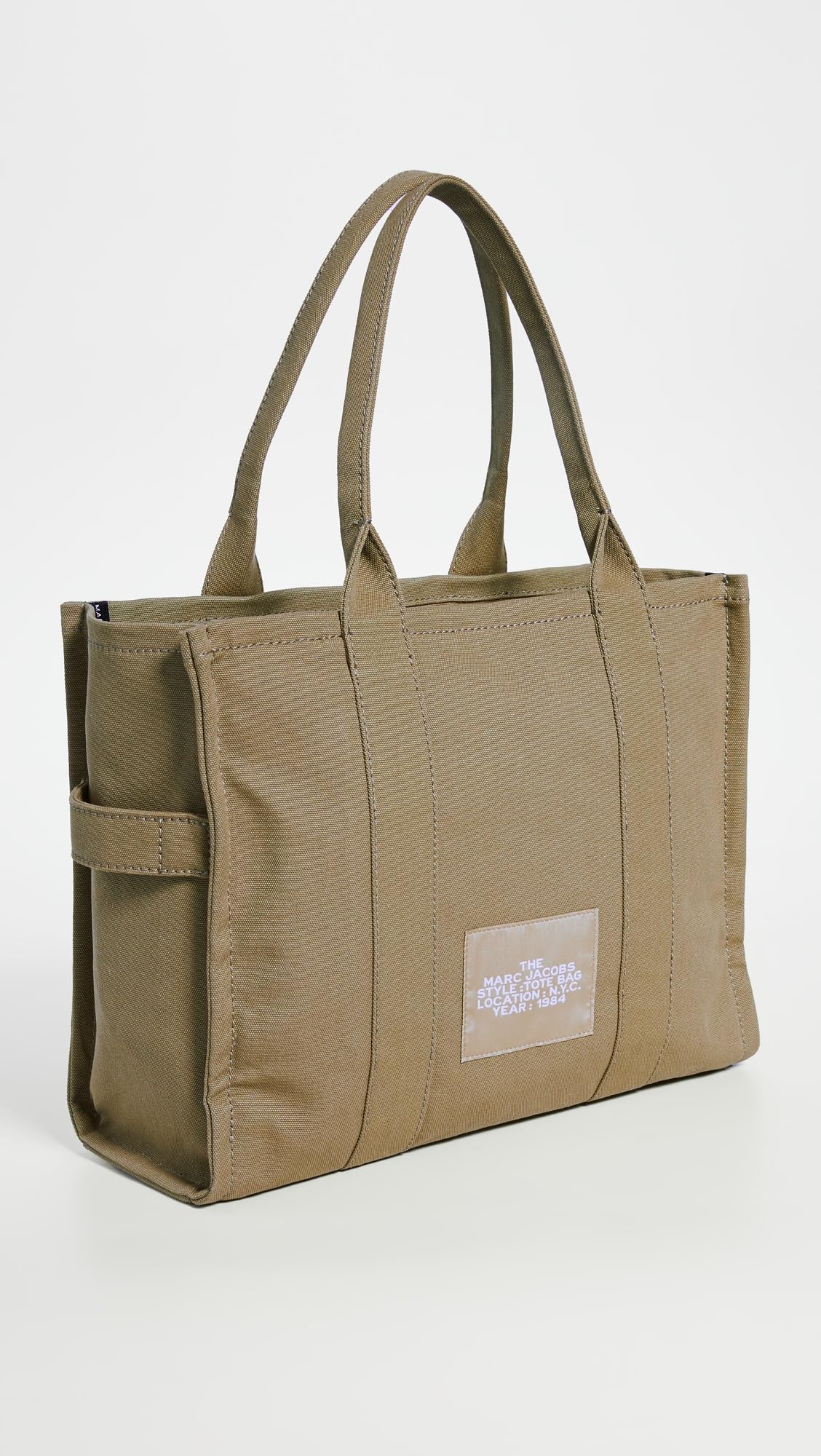 Foto 4 pulgar | Bolso Marc Jacobs The Large De Lona Verde Pizarra Para Mujer - Venta Internacional.