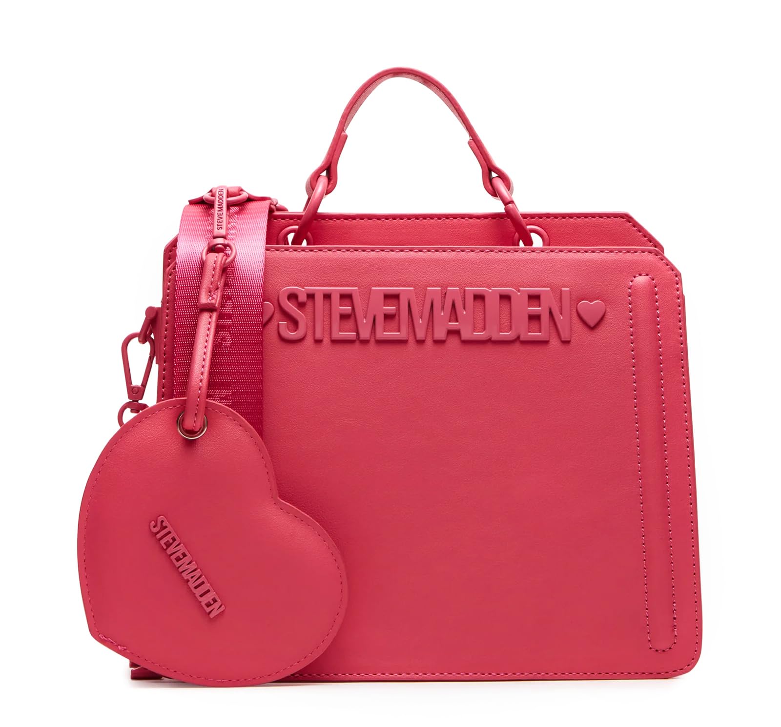 Foto 2 pulgar | Bolso Steve Madden Bevelyn Convertible Rosa/valentine - Venta Internacional.