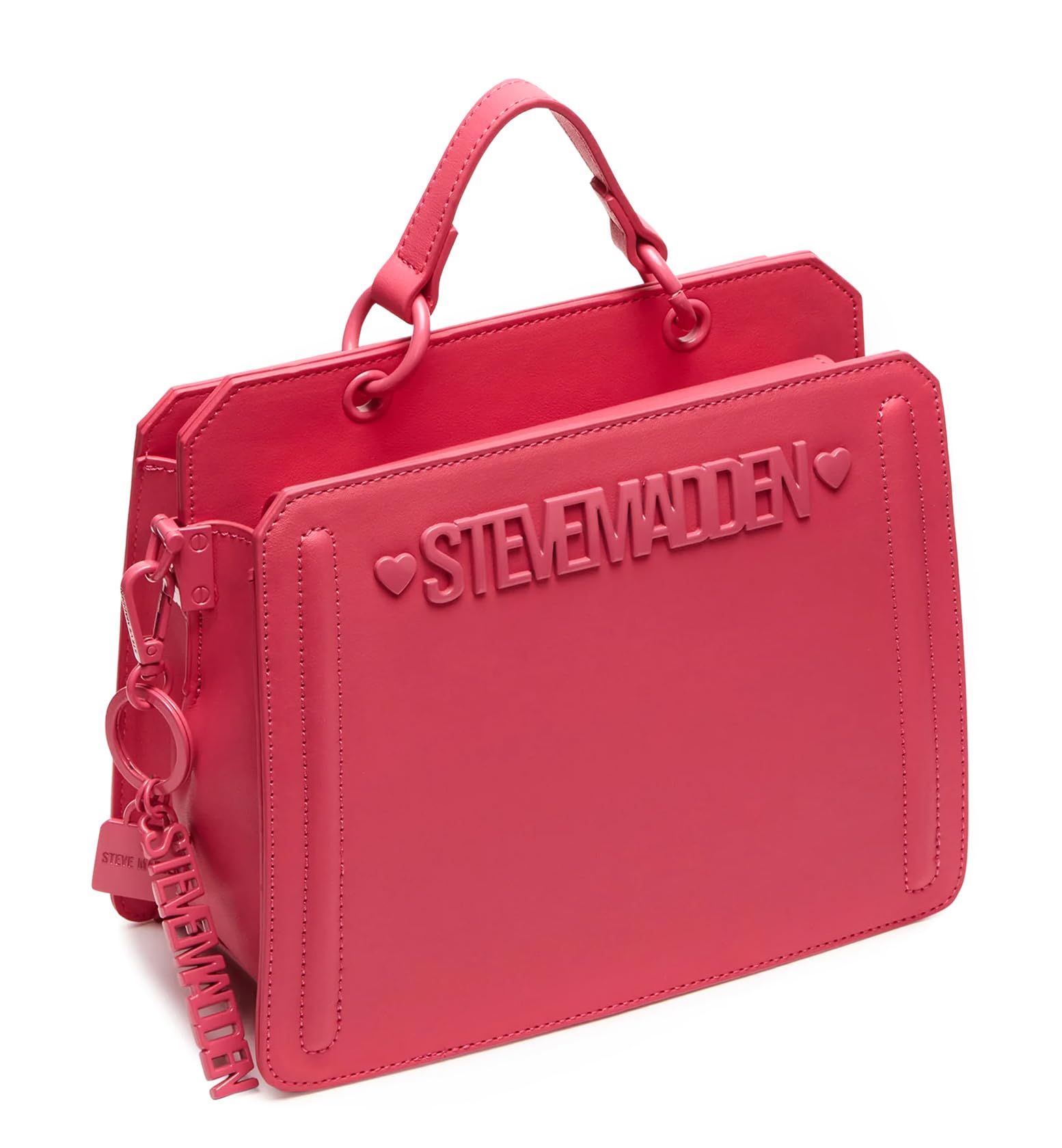 Foto 4 pulgar | Bolso Steve Madden Bevelyn Convertible Rosa/valentine - Venta Internacional.