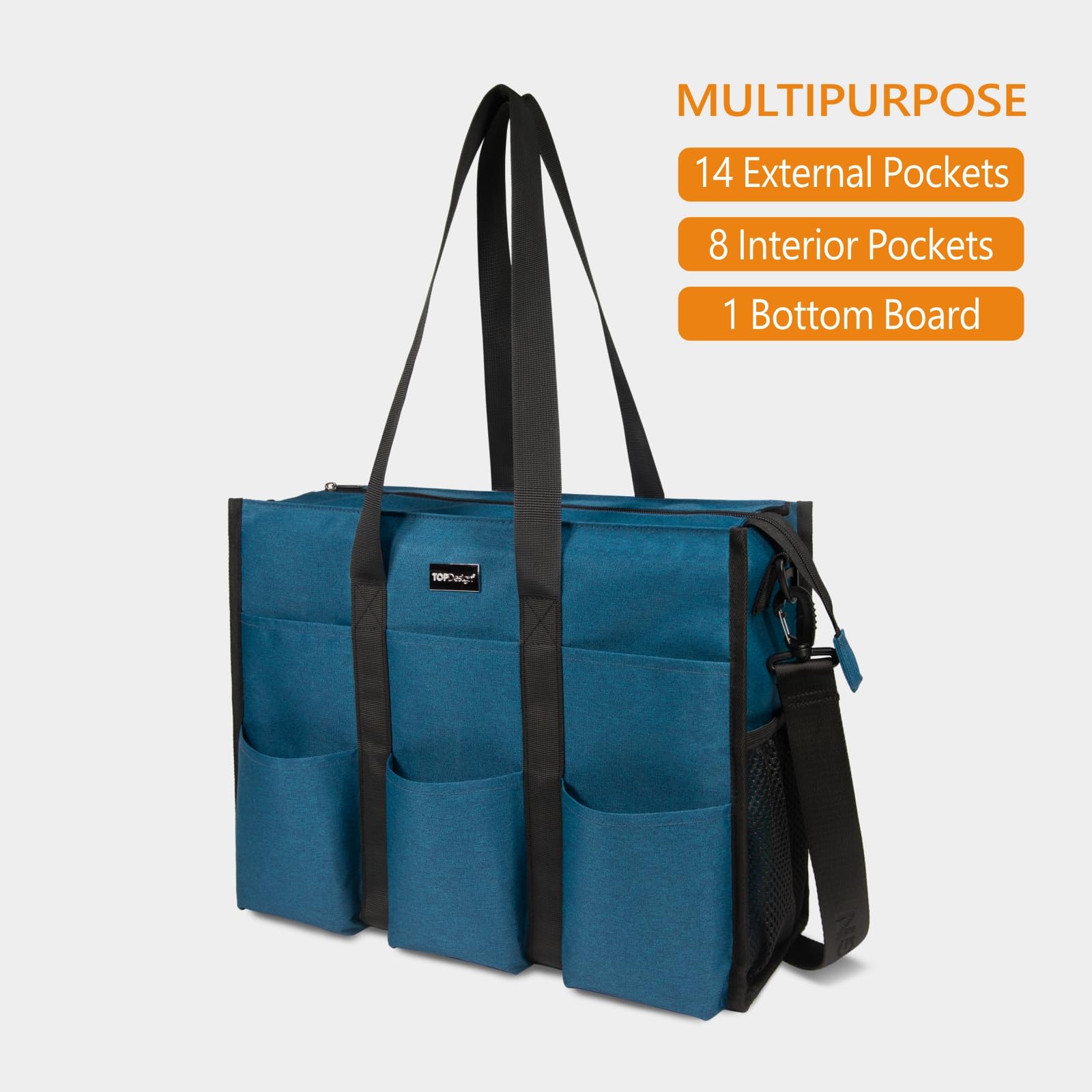 Foto 3 | Bolsa Topdesign Utility Resistente Al Agua Con 22 Bolsillos - Venta Internacional.