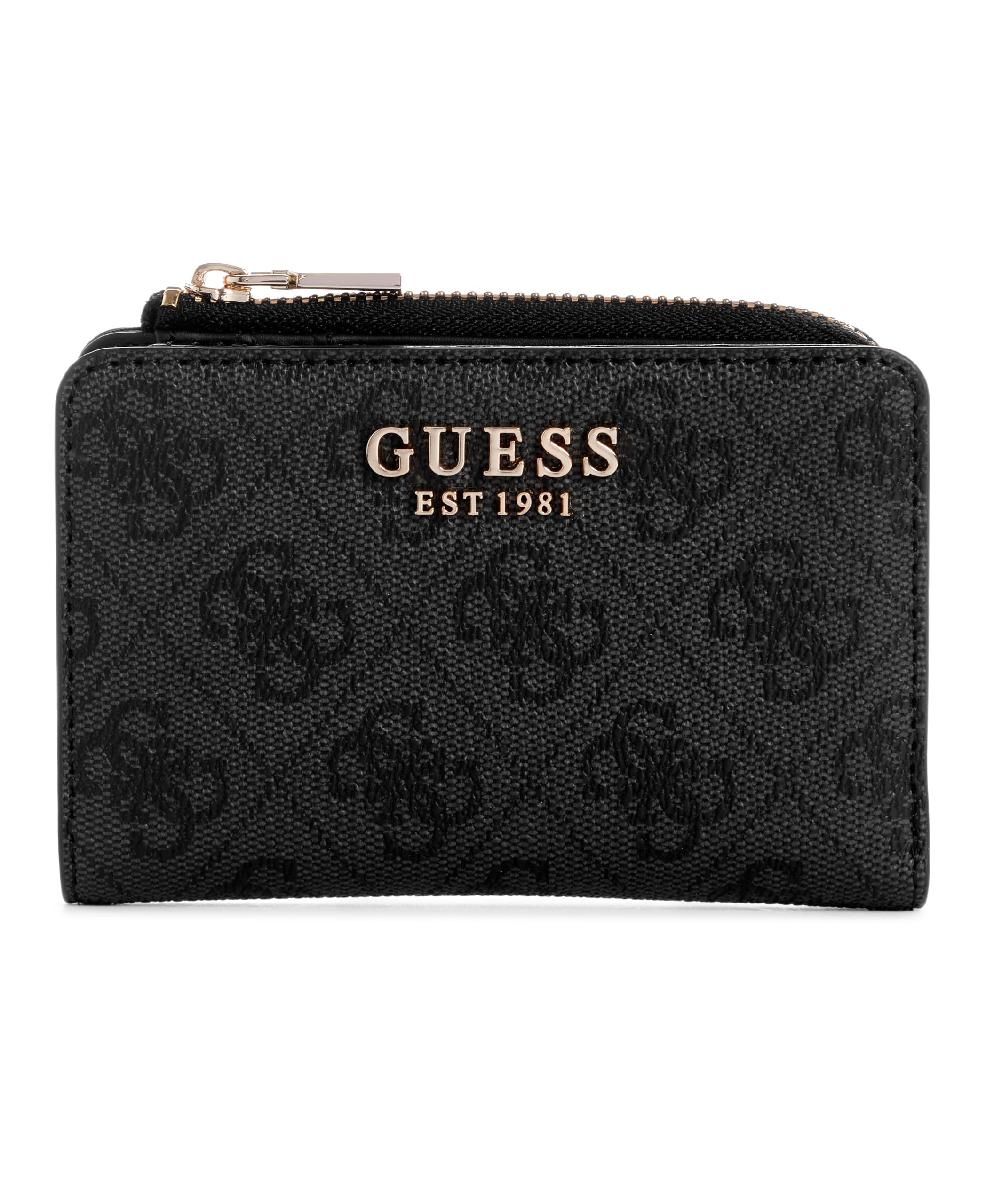 Foto 2 pulgar | Tarjetero Guess Laurel Con El Logotipo De Coal Con Cremallera Para Tarjetas Y Monedas - Venta Internacional.