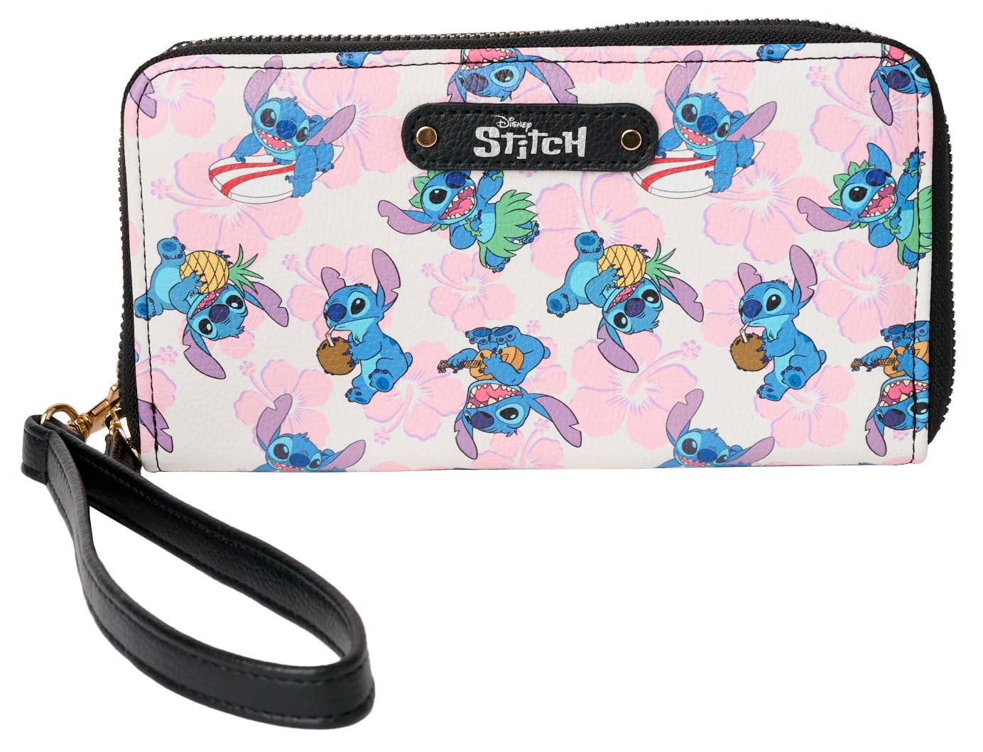 Cartera De Mano Disney Stitch De Piel Sintética Multicolor - Venta Internacional.