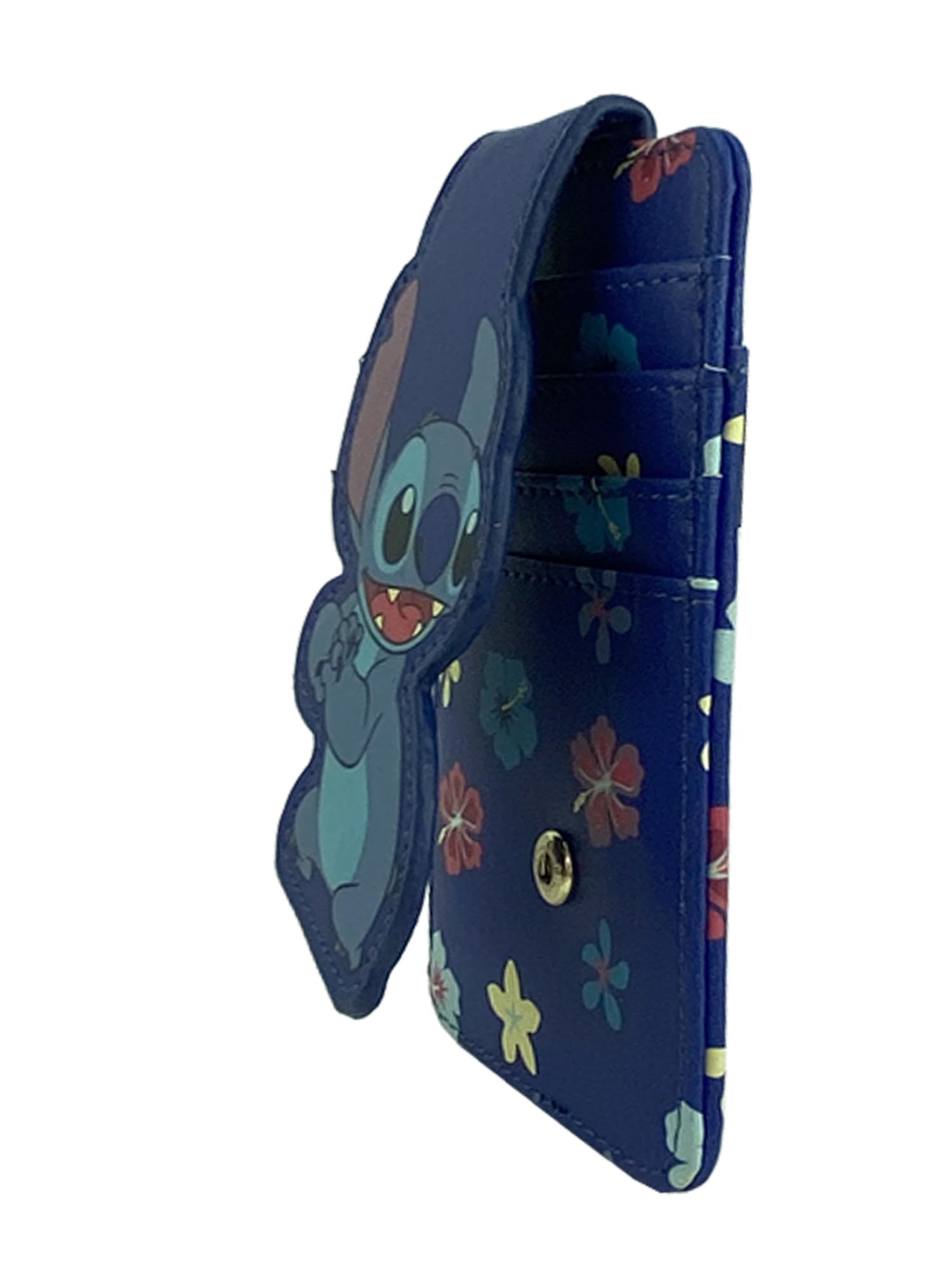 Foto 3 pulgar | Tarjetero Con Tarjetero Disney Stitch Blue Para Mujer - Venta Internacional.