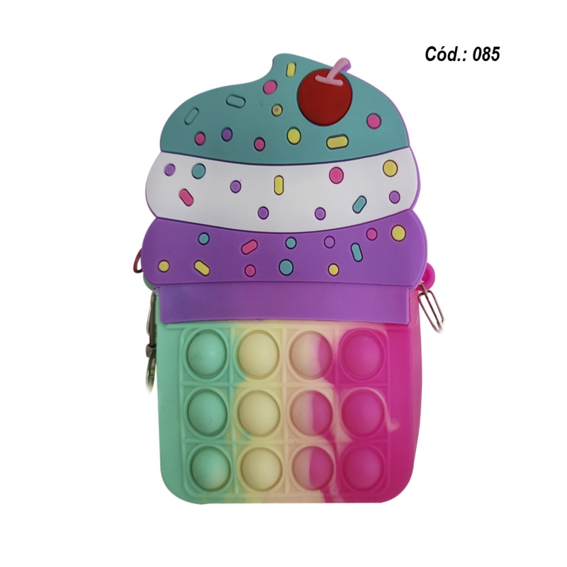 Foto 2 pulgar | Bolsa Tipo Cartera Antistress Toy Pop It De 14 X 8,5 Cm Para Niños - Venta Internacional.