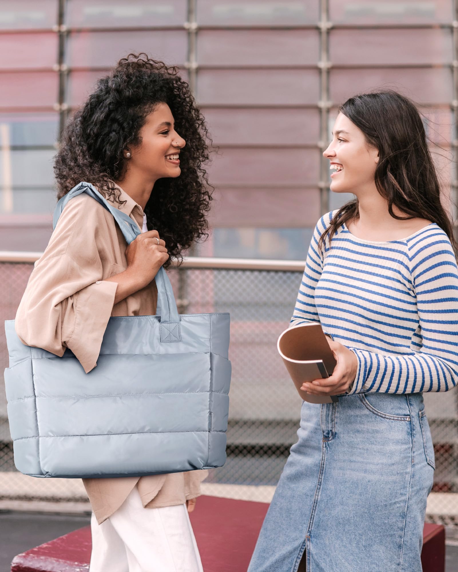 Foto 3 pulgar | Bolso Bagsmart Lightweight Puffy Para Mujer, 20 L, Gris Oscuro - Venta Internacional.