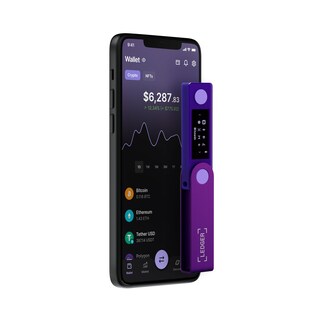 Foto 2 | Cartera Hardware Ledger Nano X Amethyst Purple - Venta Internacional