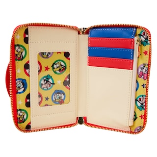 Foto 2 | Wallet Loungefly Disney Mickey Y Sus Amigos, Clásico - Venta Internacional.