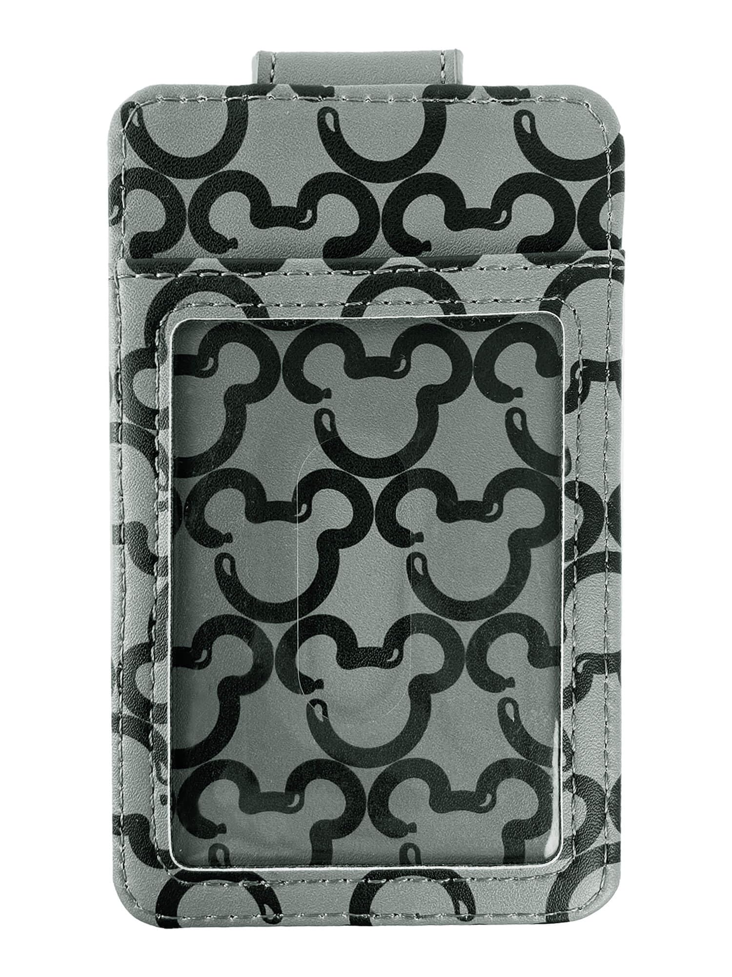 Foto 5 pulgar | Tarjetero Tipo Cartera Disney Mickey Mouse Para Mujer, Color Gris - Venta Internacional.