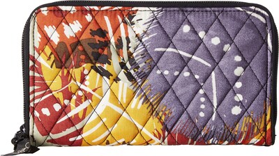 Foto 1 | Cartera En Acordeón Vera Bradley Con Plumas Pintadas 15657-663 - Venta Internacional.