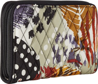Foto 2 | Cartera En Acordeón Vera Bradley Con Plumas Pintadas 15657-663 - Venta Internacional.