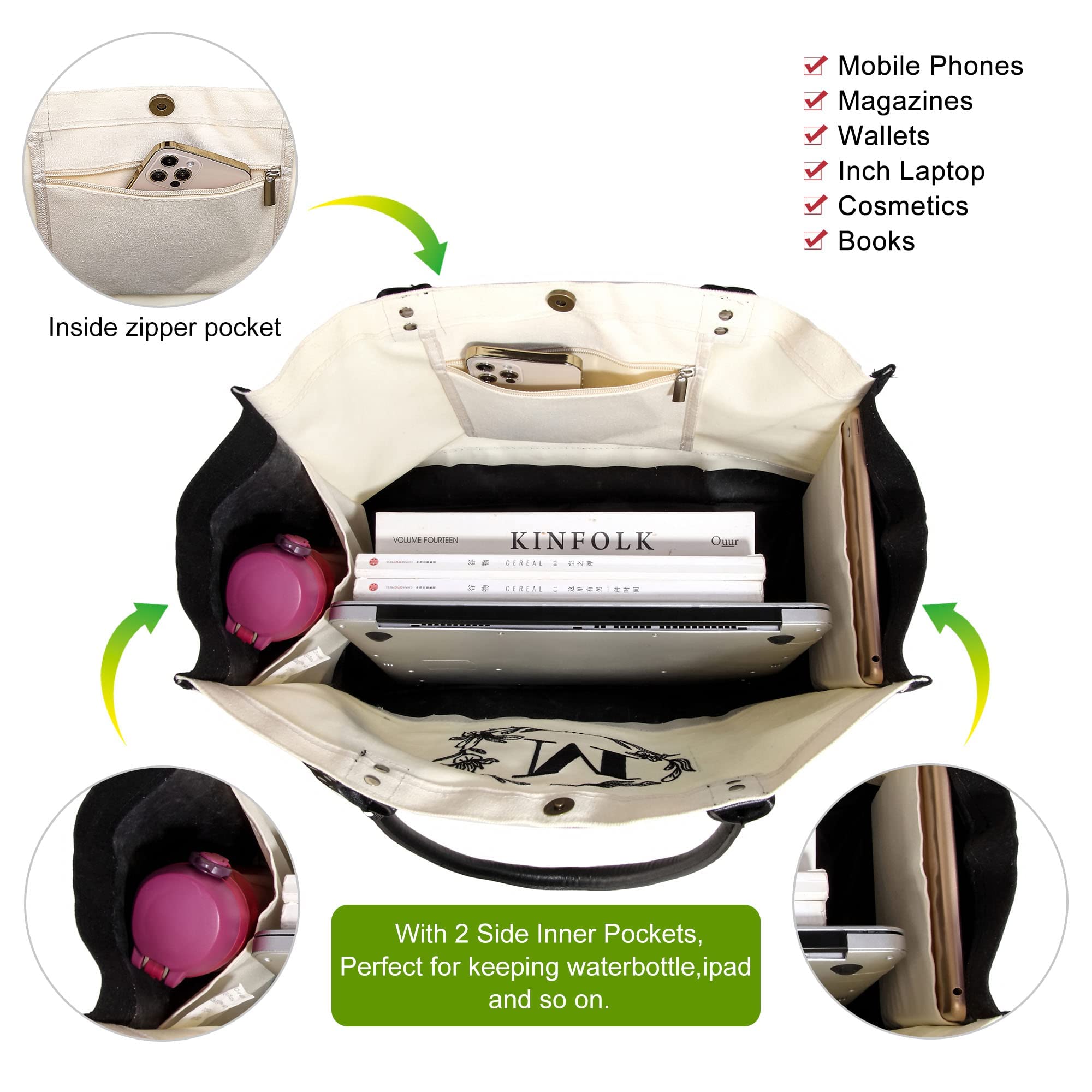 Foto 5 | Bolso De Mano Beegreen, Regalo Personalizado Para Mujer, Con Monograma, Letra B - Venta Internacional.
