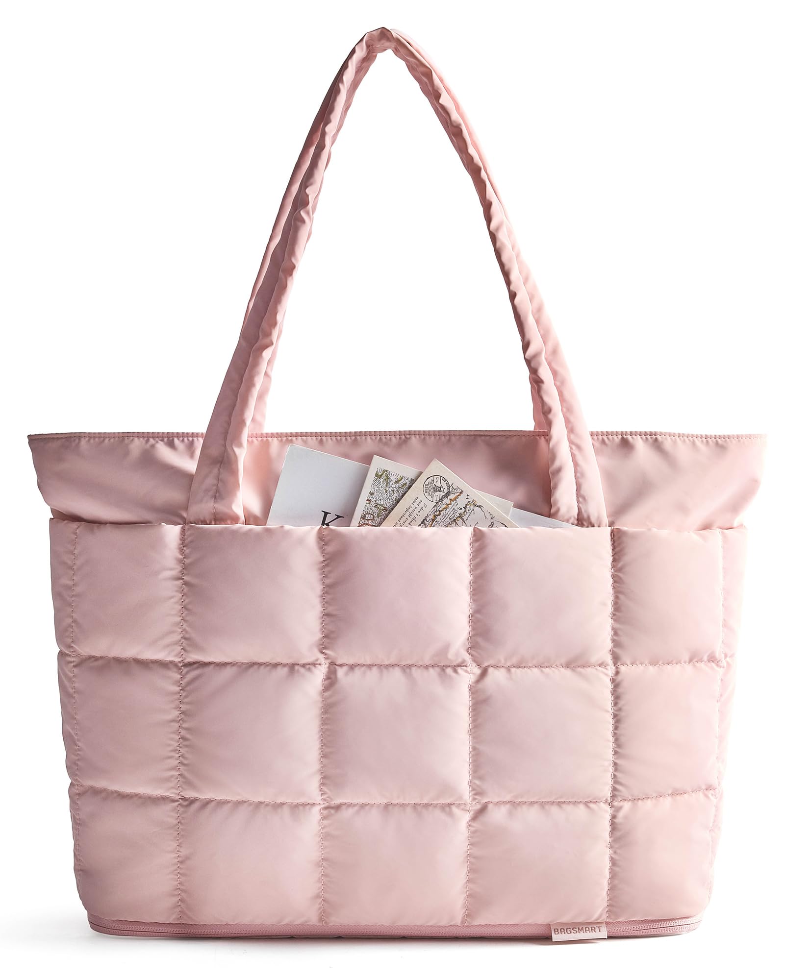 Foto 2 pulgar | Bolsa Acolchada Bagsmart, Expandible, Resistente Al Agua, Rosa - Venta Internacional.