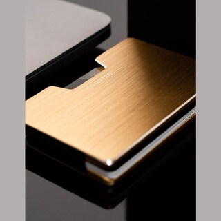 Foto 4 | Tarjeteros Fortier Clásico Oro Color Dorado Protección Rfid
