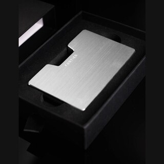 Foto 5 | Tarjeteros Fortier Clásico Plata Color Plata Protección Rfid