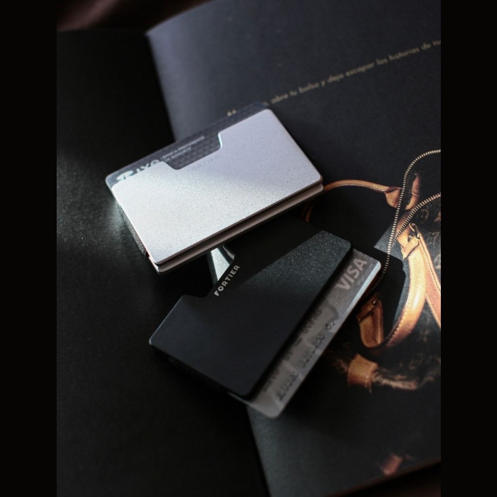 Foto 5 | Tarjeteros Fortier Mateplata Color Plata Protección Rfid