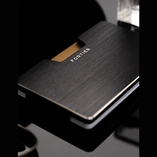 Foto 7 | Tarjeteros Fortier Clásico Negro Color Negro Protección Rfid