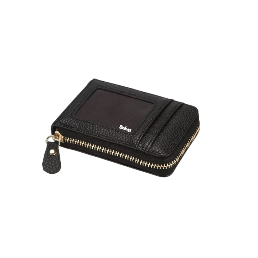Foto 1 | Cartera Minimalista Unisex Belug,  Tarjetero Protección Rfid, Negro